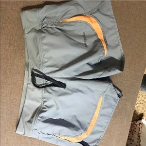 Great condition gray and orange shorts